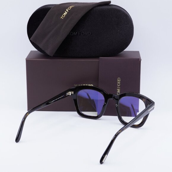 Tom Ford FT5961-B 052 Square Eyeglasses 49mm – Havana/Blue Light Block - Picture 5 of 10